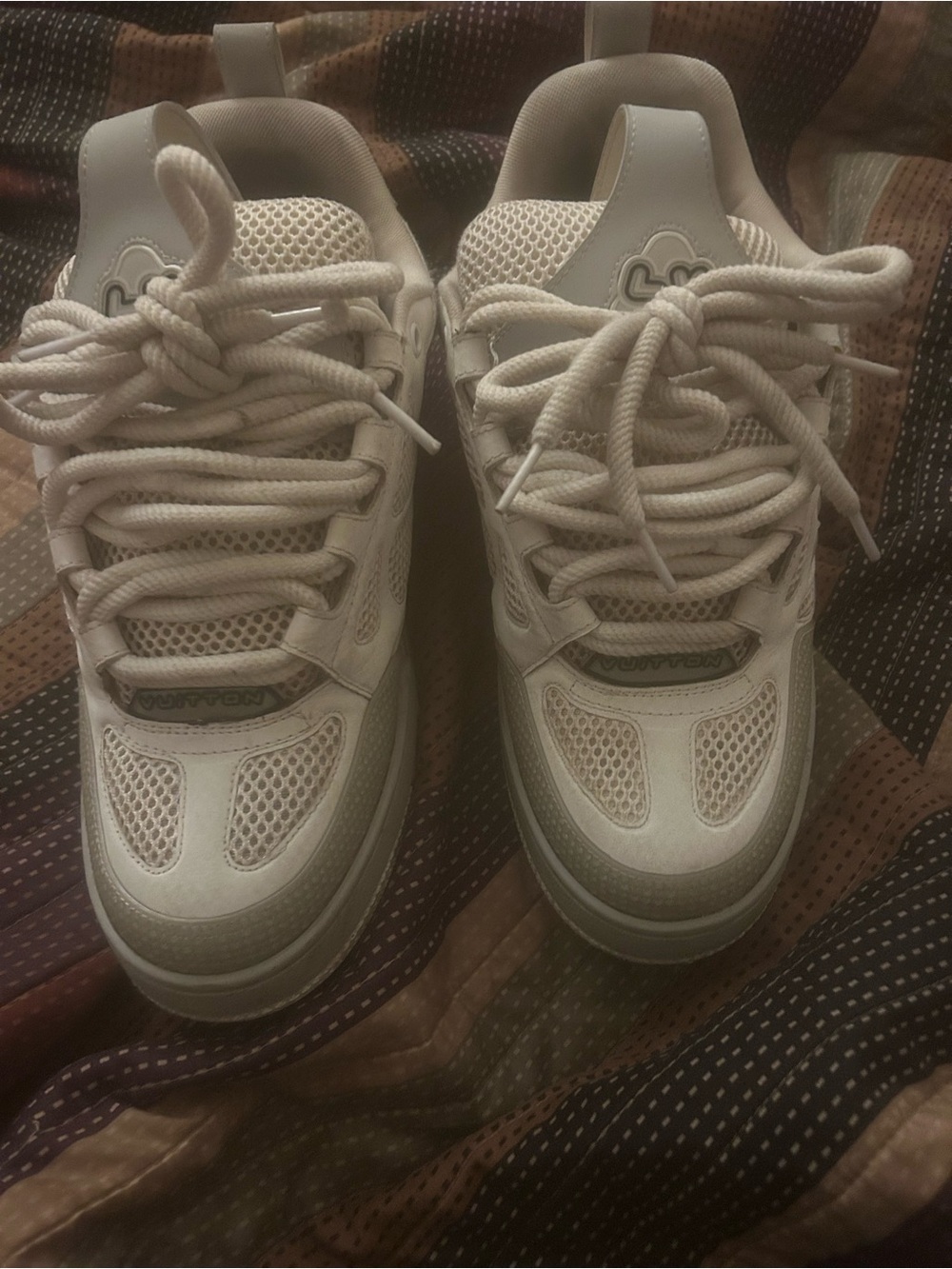Louis Vuitton White Cream Men’s Sneakers